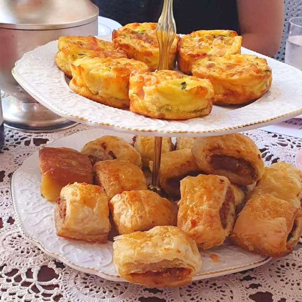 High tea savouries at the provincial rabbit in moonta